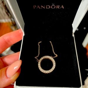 Heart of Pandora Necklace in rose gold